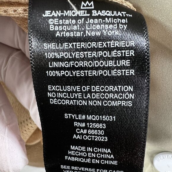 Members Only X Jean Michel Basquiat NWT Mens S Mona Lisa Varsity Bomber Jacket - Picture 14 of 16